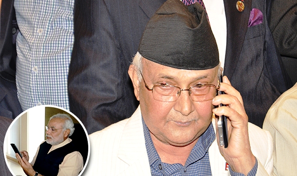 निर्वाचित भएकै दिन ओलीलाई भारत को निम्तो