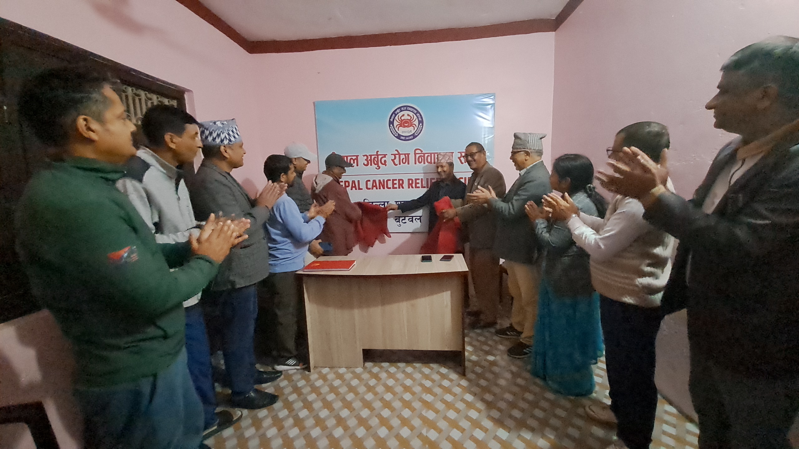 बुटवलमा अर्बुद राेग निवारण संस्थाकाे कार्यालय उद्घाटन