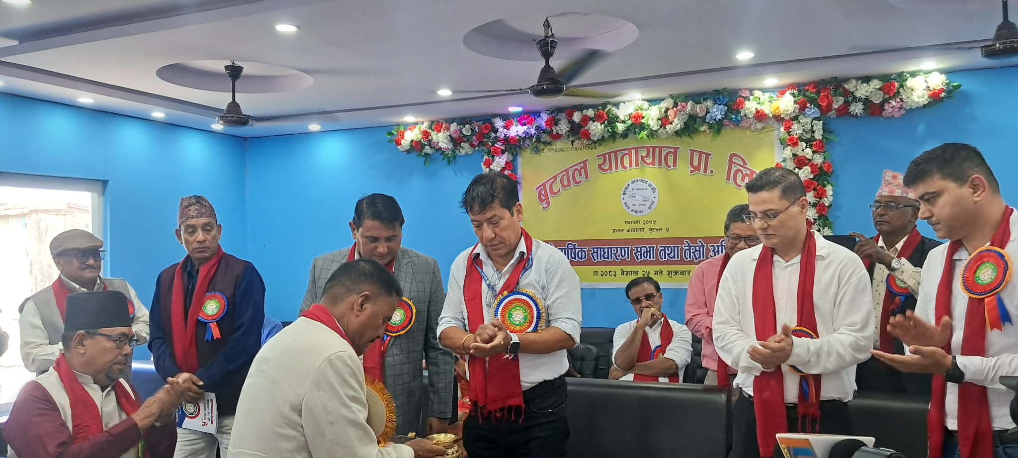 बुटवल यातायात प्रा.लि.को अध्यक्षमा पुनः श्रेष्ठ