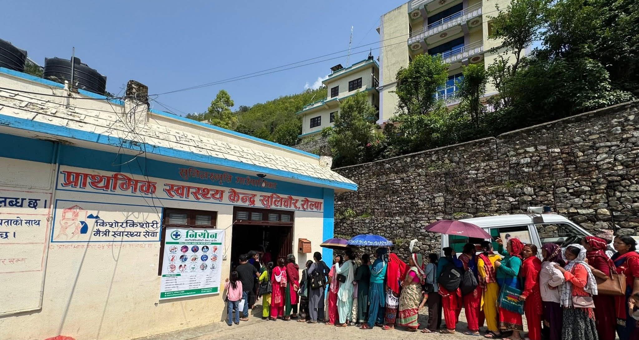 राेल्पाकाे सुलिचाैरमा स्वास्थ्य शिविर : ८५० बढीकाे स्वास्थ्य परीक्षण