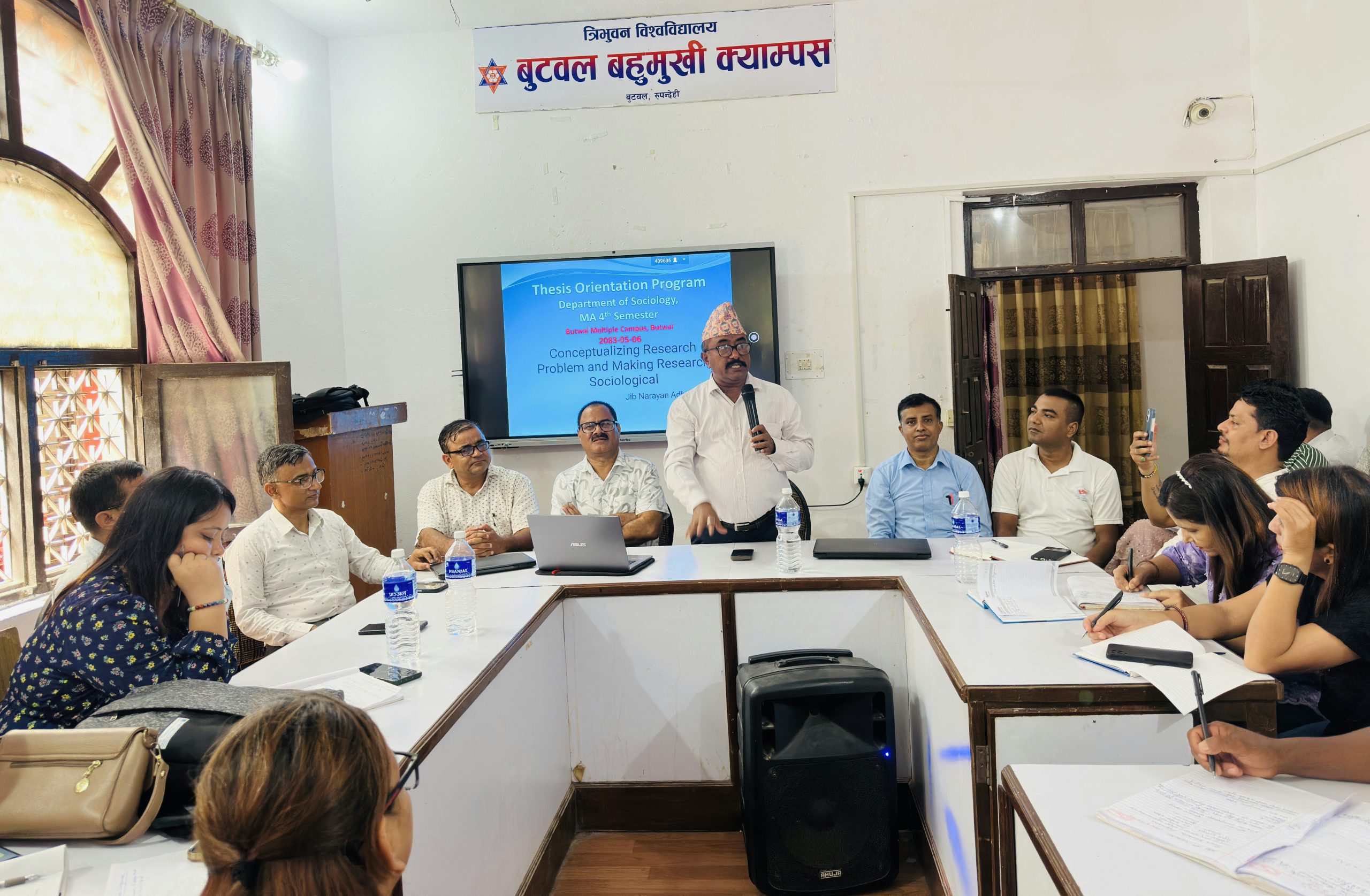 बुटवल बहुमुखीमा शोधपत्र लेखन अभिमुखीकरण