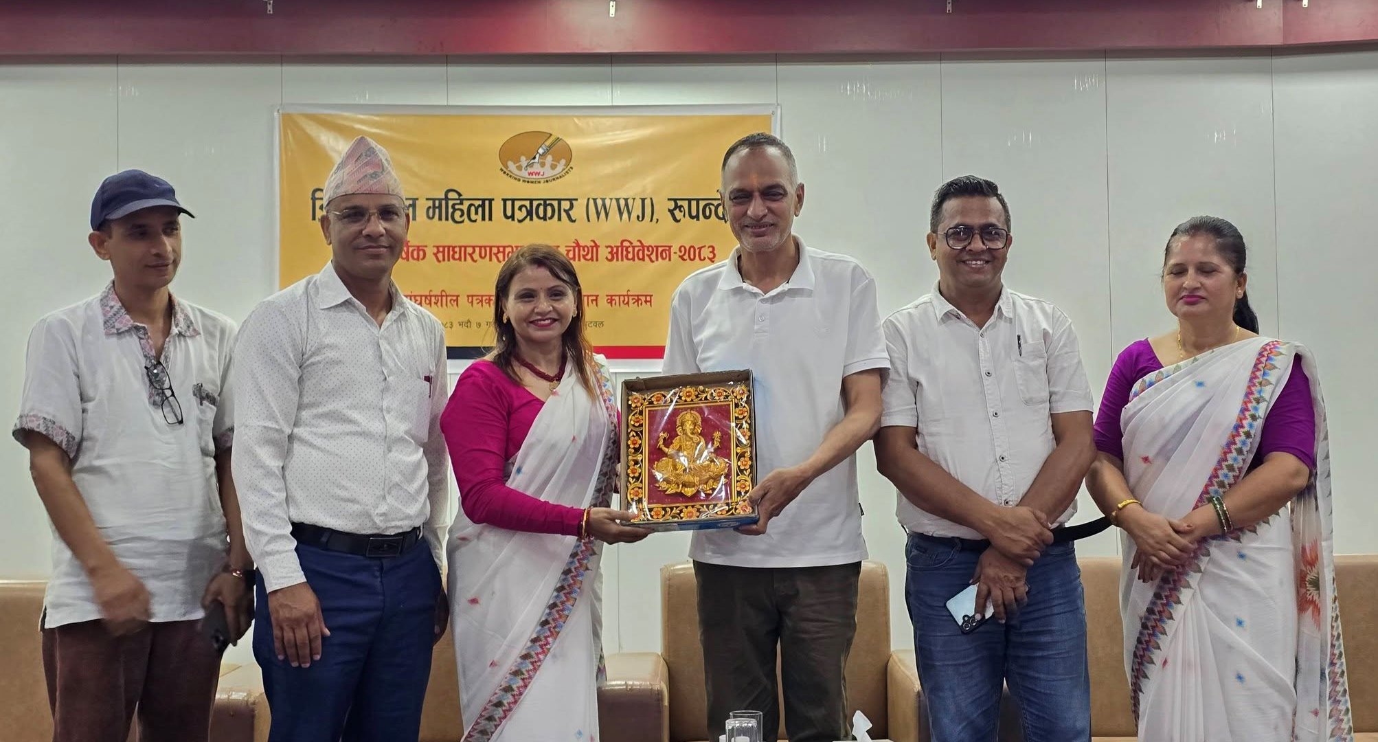 डब्लुडब्लुजे रुपन्देहीको अध्यक्षमा पुनः तिवारी