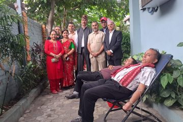 स्याङ्जाली परिवारमा रक्तदान : ३९ युनिट रगत संकलन