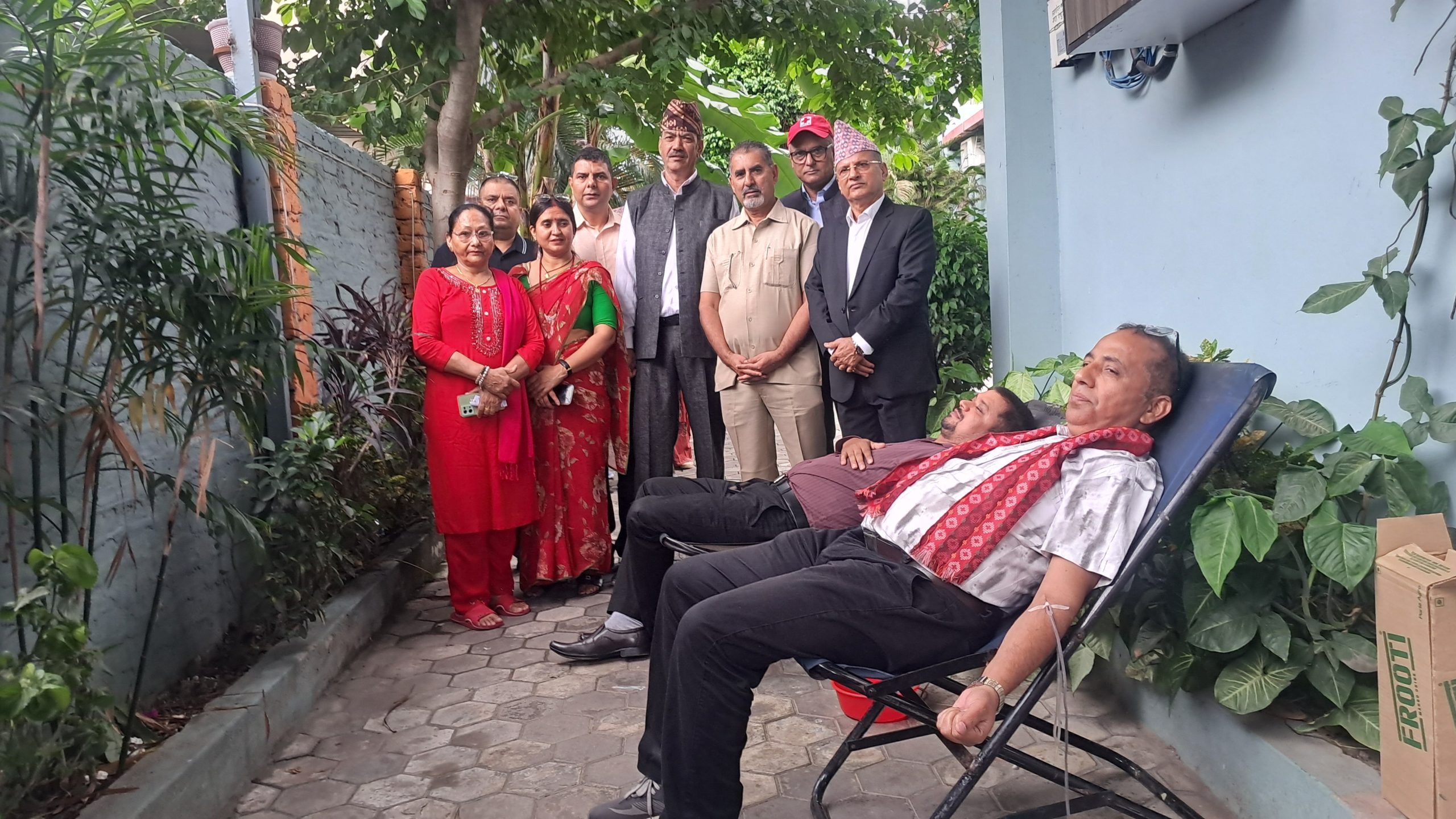 स्याङ्जाली परिवारमा रक्तदान : ३९ युनिट रगत संकलन